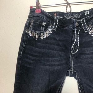 Miss Me Dark Blue Wash Jeans Size 28❤️
